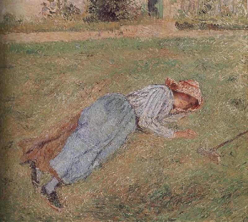 Camille Pissarro farm girls Sweden oil painting art
